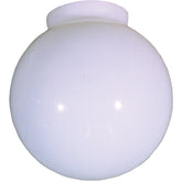 Canarm Signature Series 325-200 Light Globe, 6 in Dia, 3-1/4 in, Plastic, White
